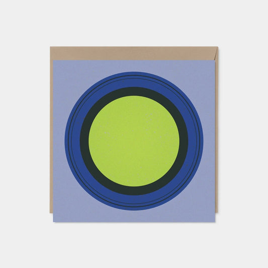 Modern Circle Square Art Card VII