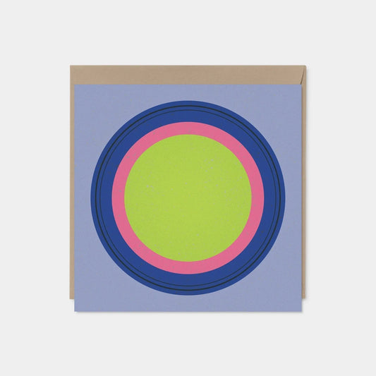 Modern Circle Square Art Card VIII