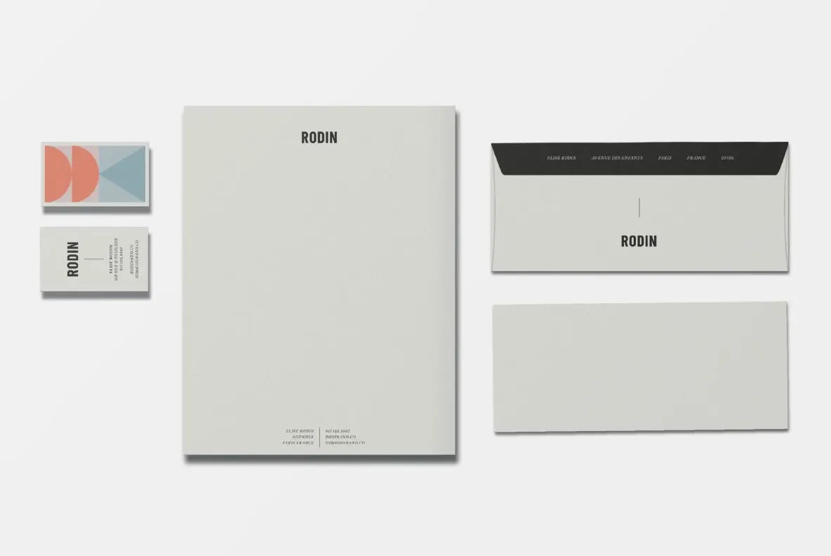 Modern Geo Stationery Set
