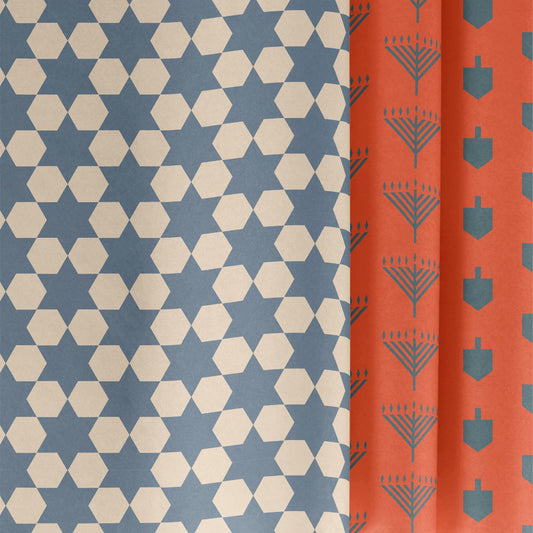 Modern Hanukkah Gift Wrap Collection
