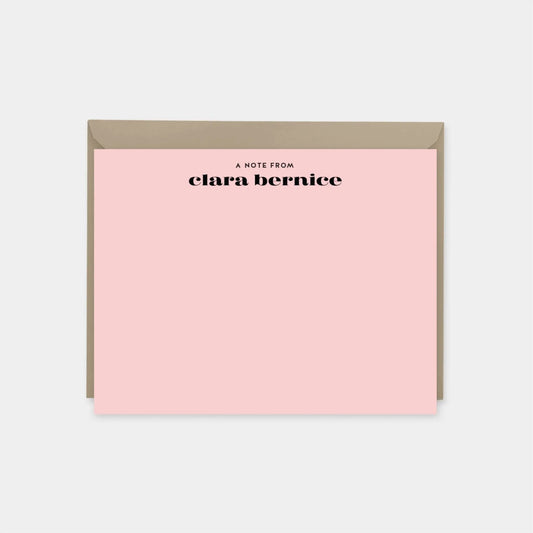 Modern Personalized Note Cards V