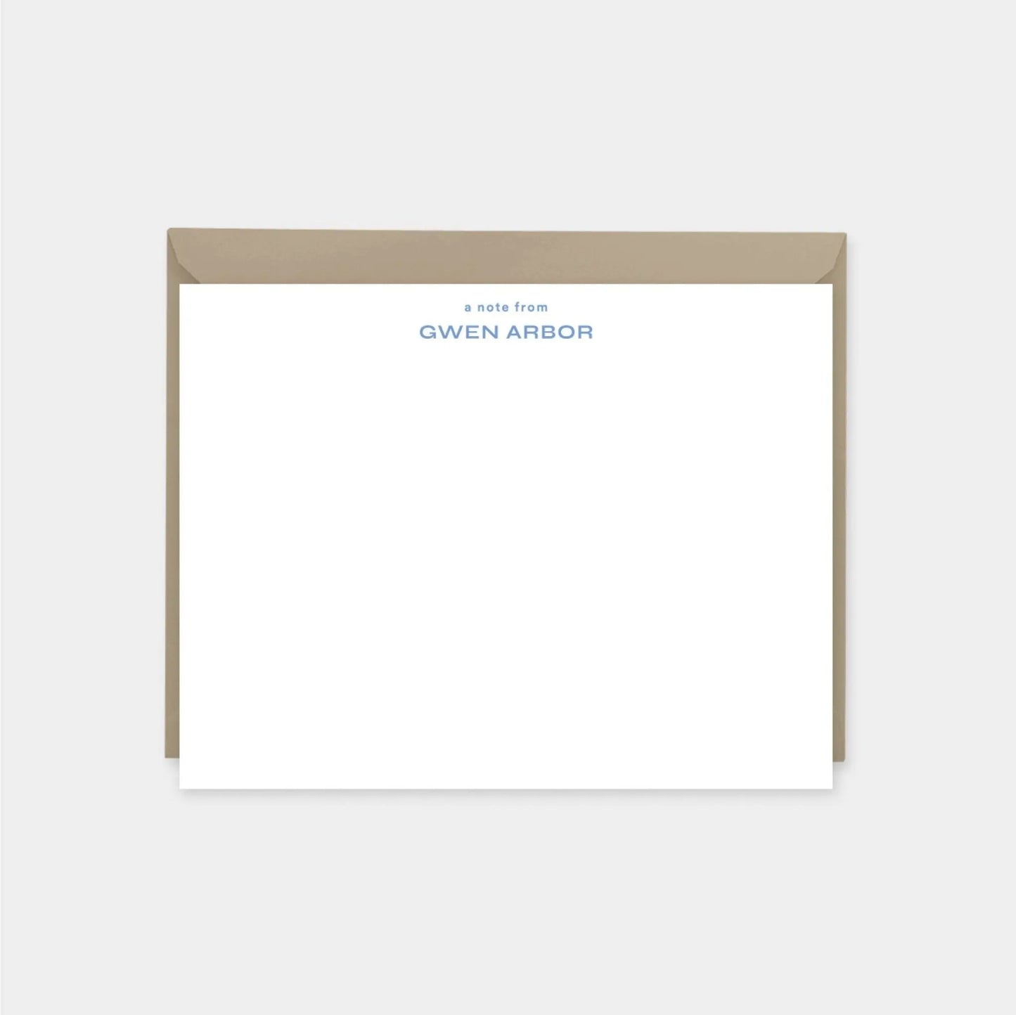 Modern Personalized Note Cards XVII