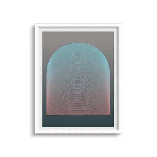 Moiré Zen Arc Fine Art Print