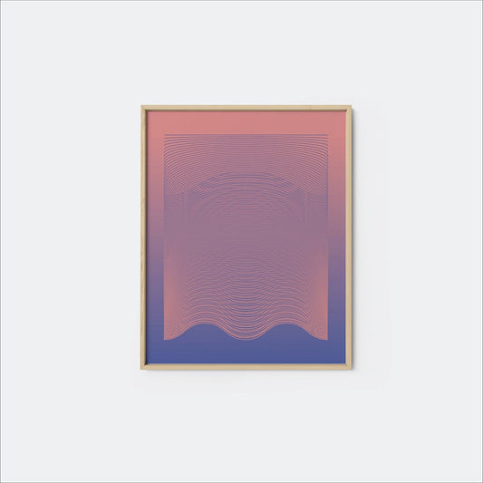 Moiré Zen Op Art Print