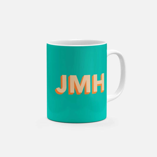 Monogram 3D Initials 11oz Mug VII