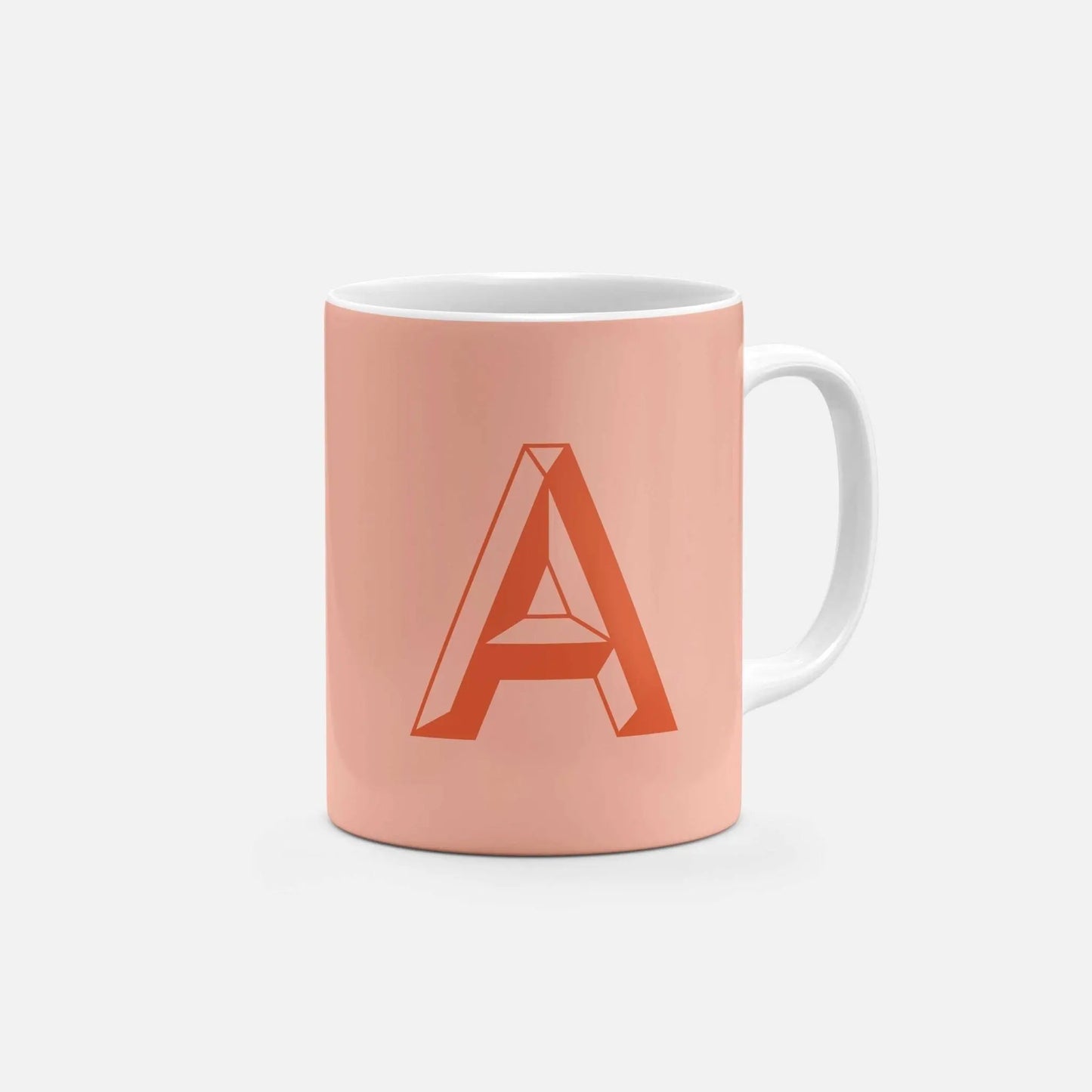 Monogram Letter 11oz Mug V