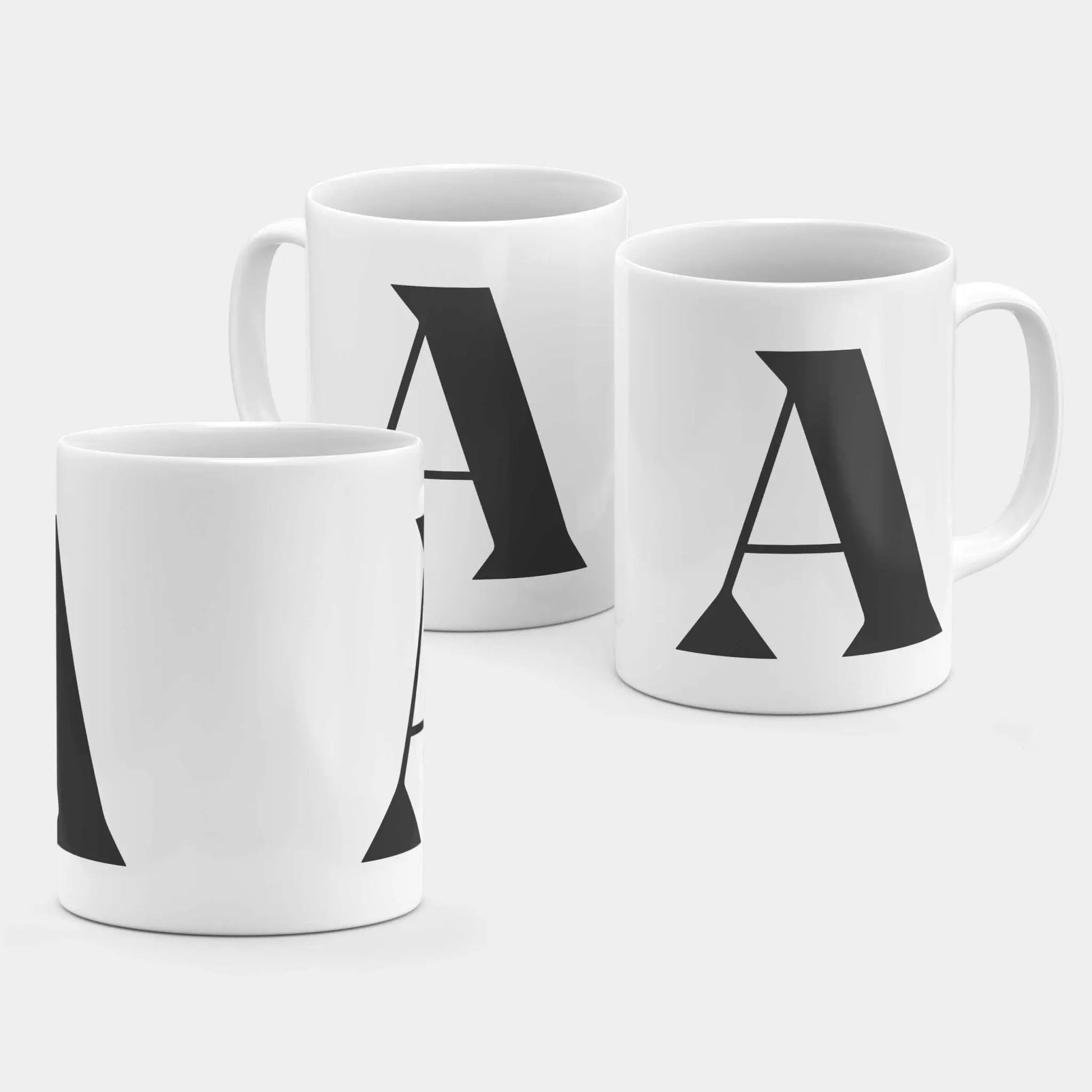 Monogram Letter 11oz Mug X