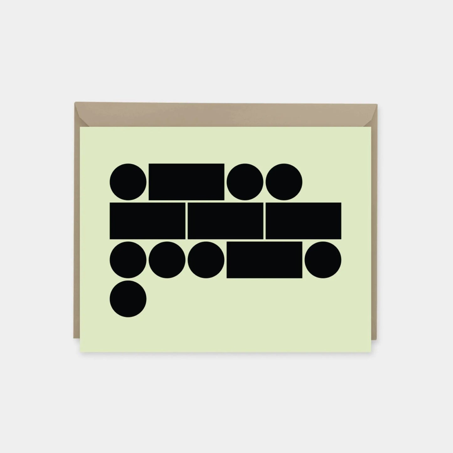 Morse Code Blush "Love" Card
