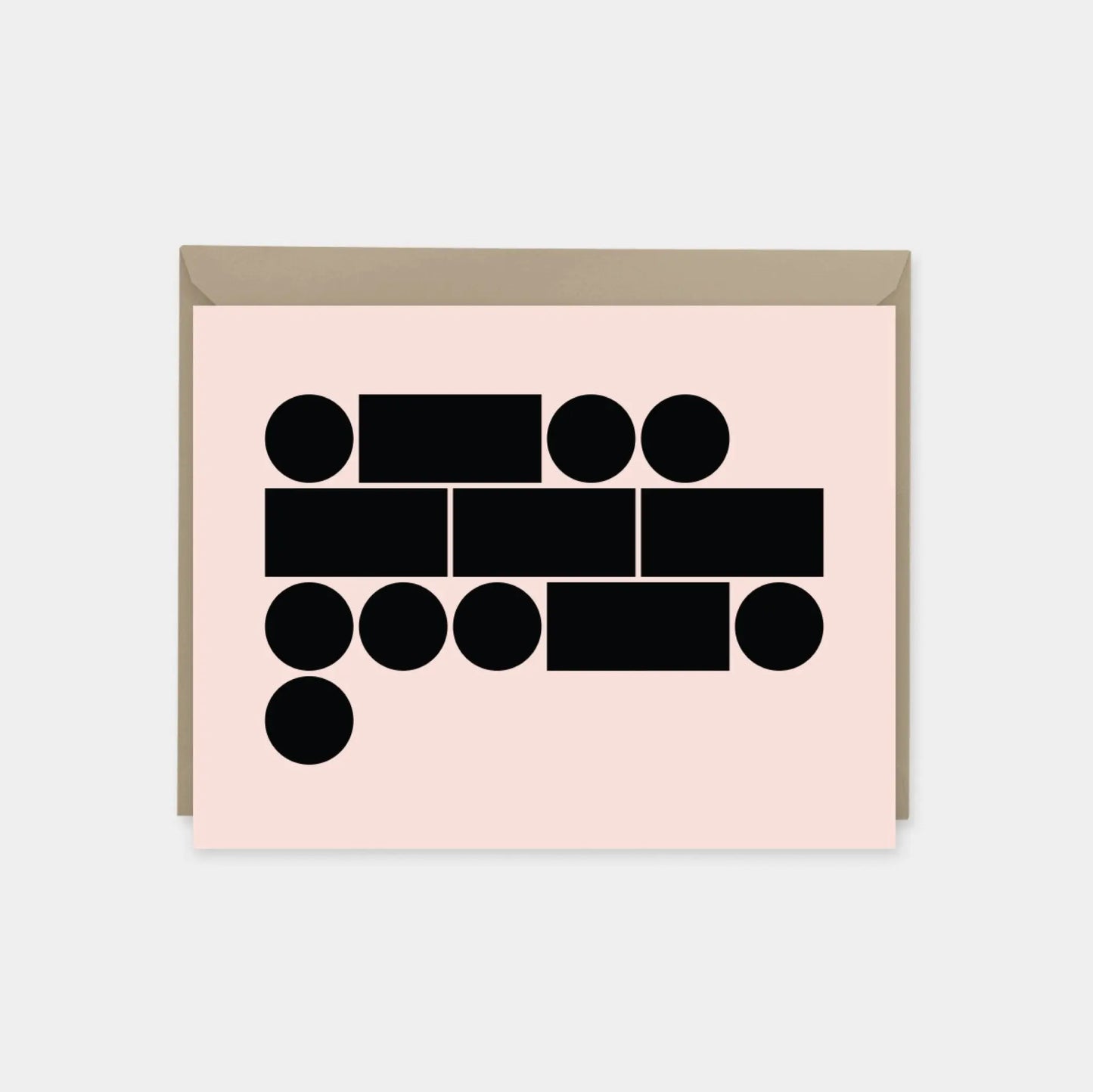 Morse Code Blush "Love" Card