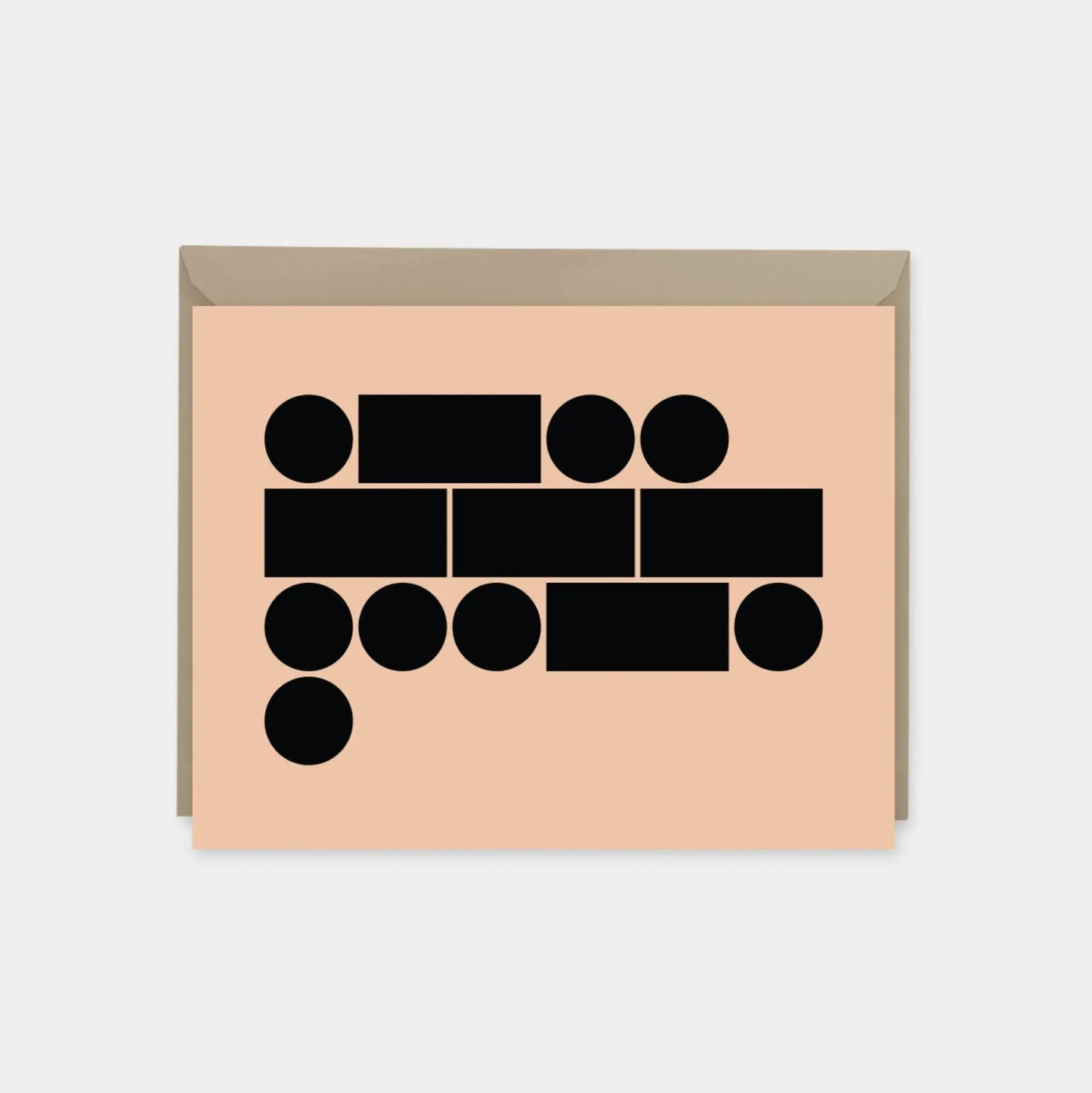 Morse Code Blush "Love" Card