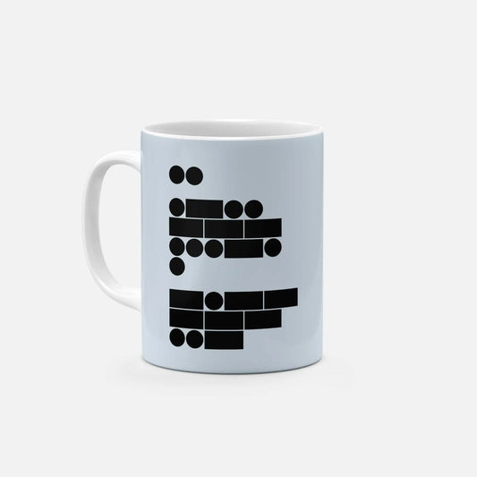 Morse Code I Love You 11 Oz Mug IX