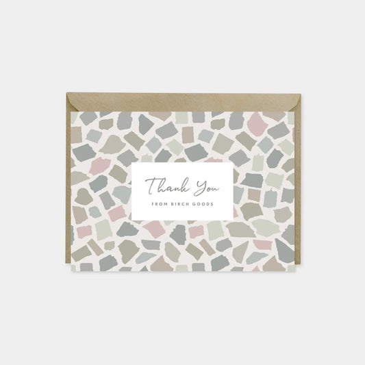 Mosaic Custom Thank You Card II