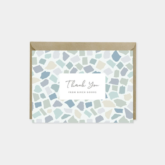 Mosaic Pattern Thank You Card III