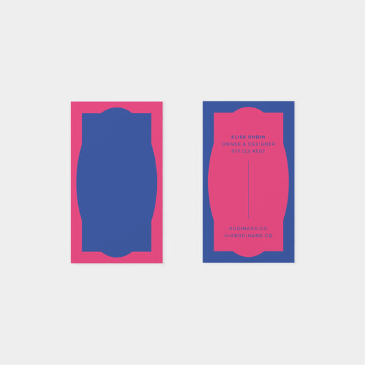 Neo Shape Personalized Business Card II