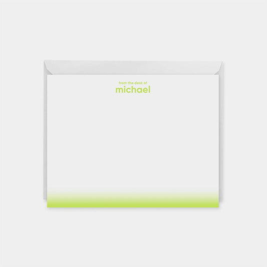 Neon Ombre Edge Note Cards II