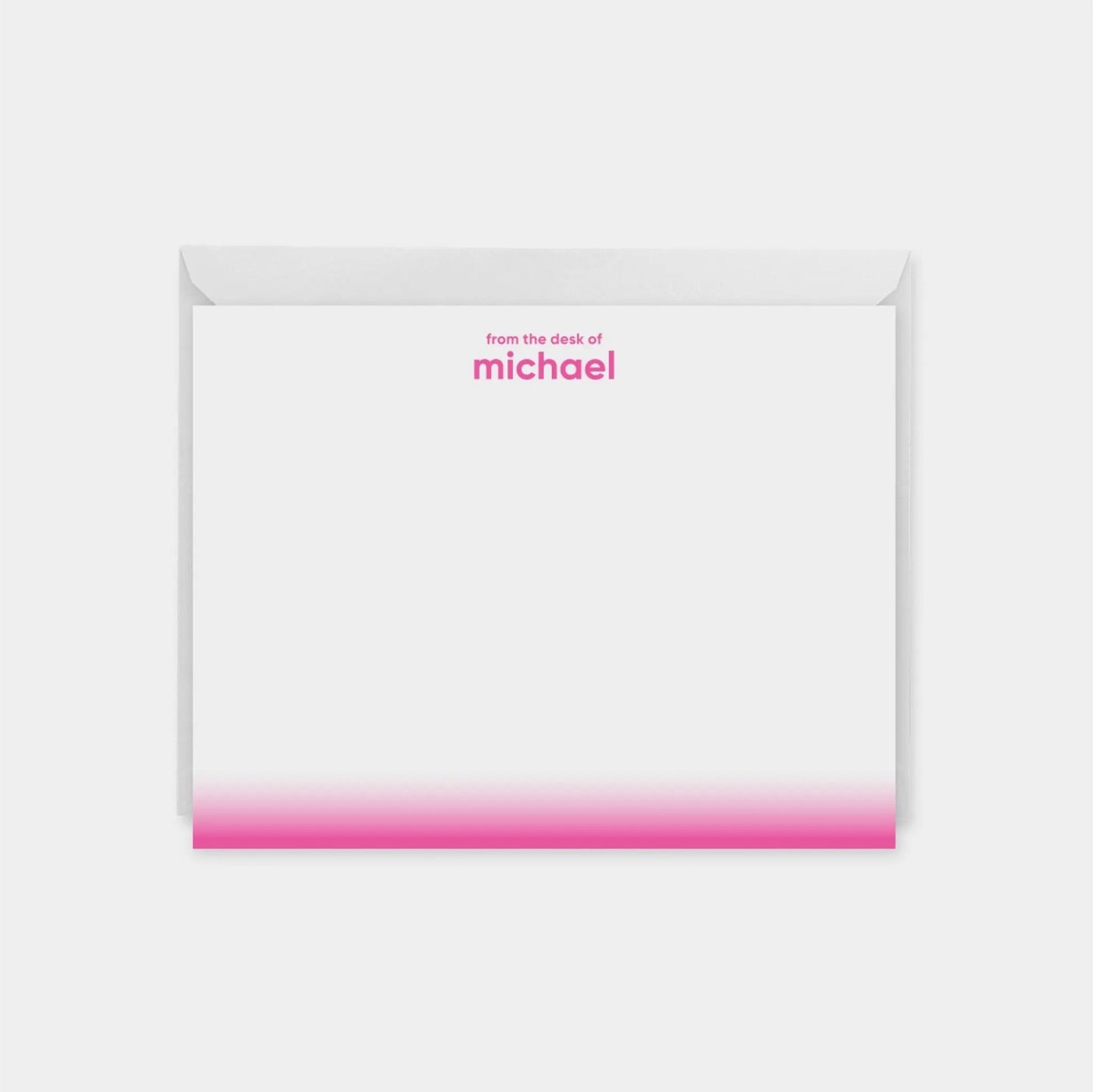 Neon Ombre Edge Note Cards III