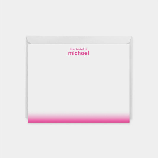 Neon Ombre Edge Note Cards III