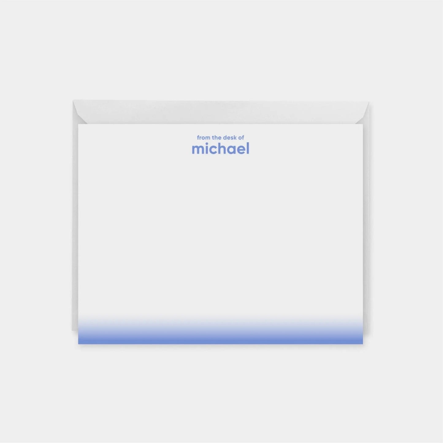 Neon Ombre Edge Note Cards VI