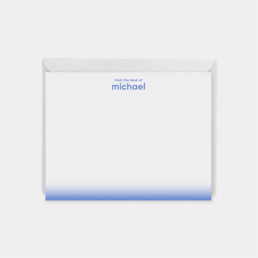 Neon Ombre Edge Note Cards VI