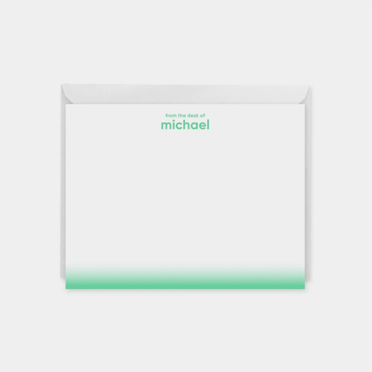 Neon Ombre Edge Note Cards VII