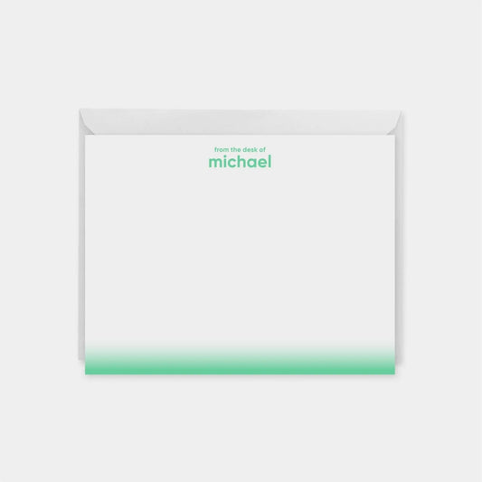 Neon Ombre Edge Note Cards VII