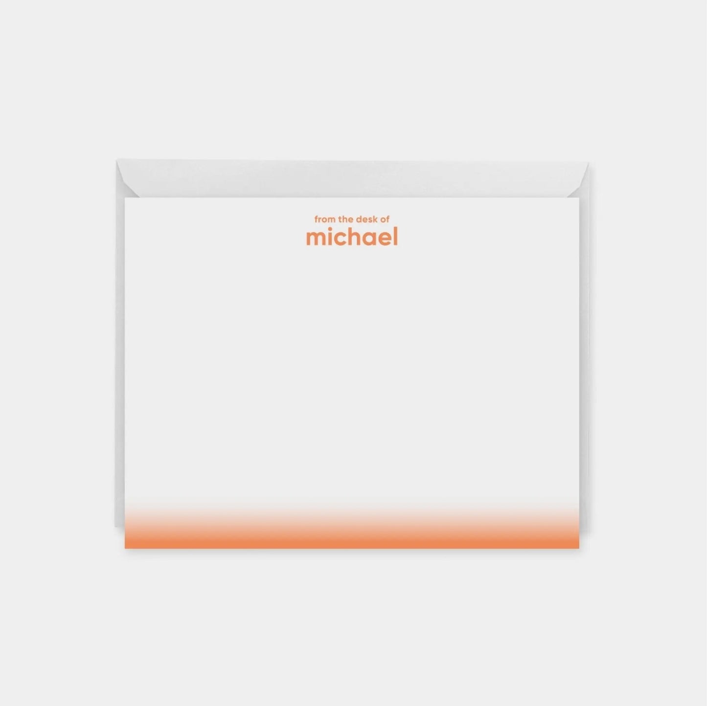 Neon Ombre Edge Note Cards VIII