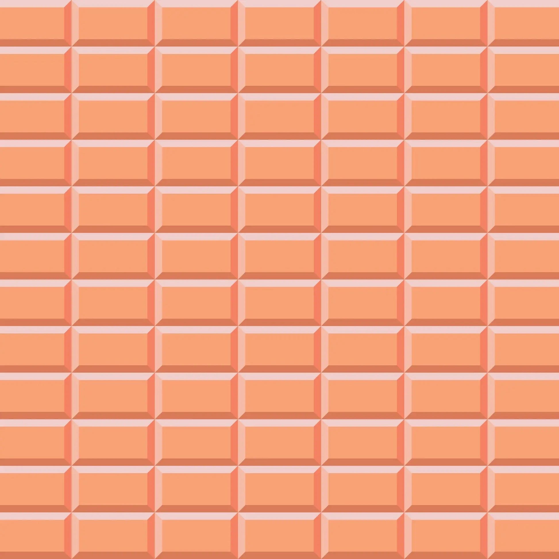 Orange 3D Block Gift Wrap