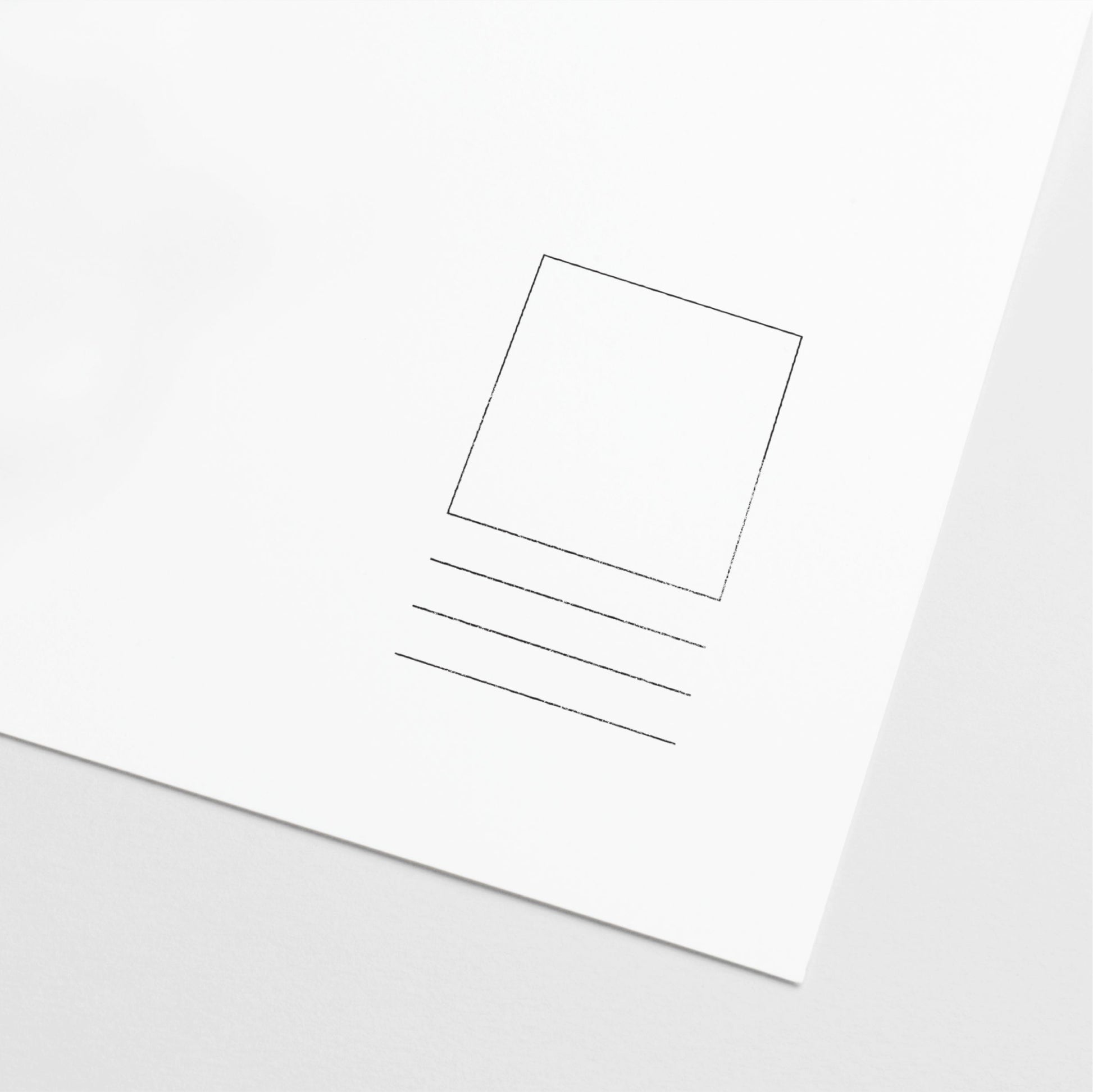 Page Organizer Stamp, Blank Stamp