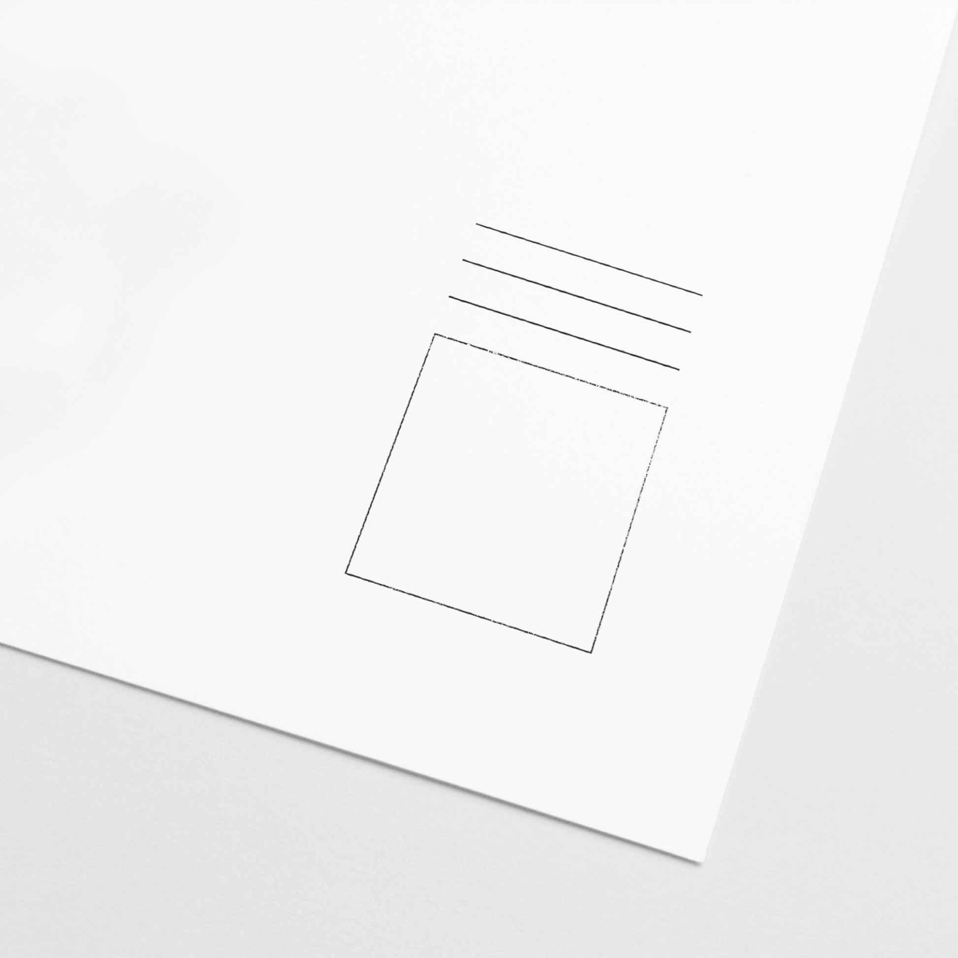 Page Organizer Stamp II, Blank Stamp