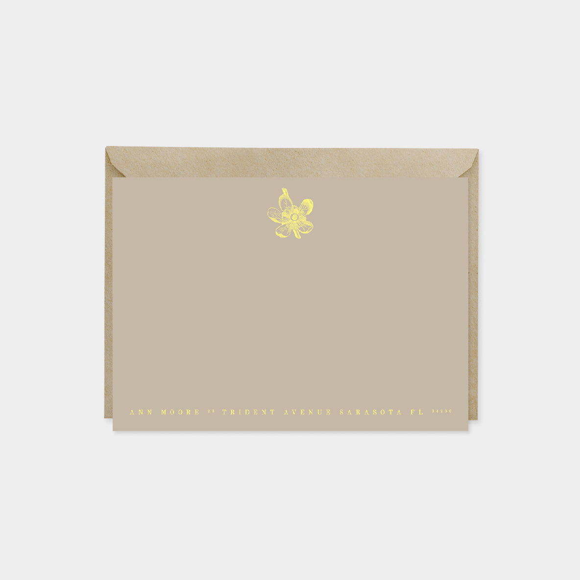 Persica Vulgaris Botanical Note Cards II