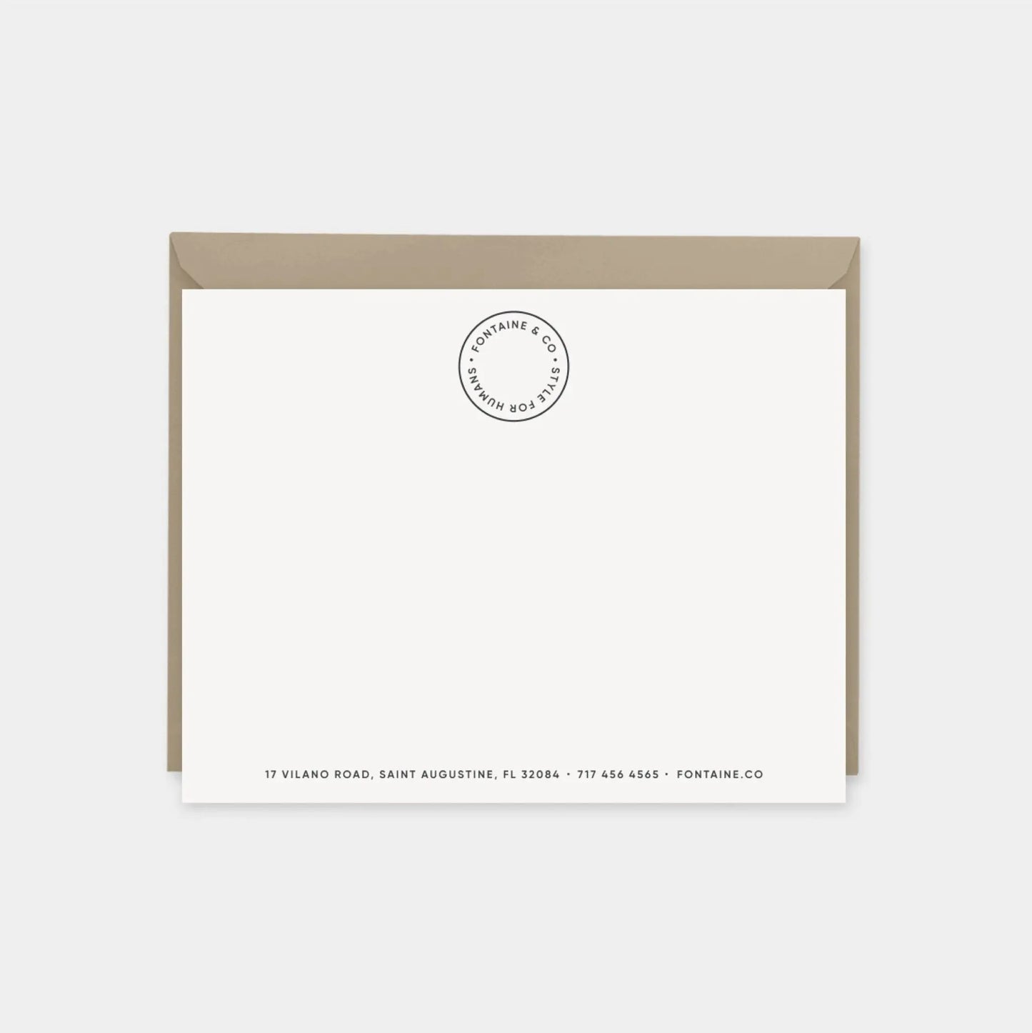 Personalized Badge Business Note Cards