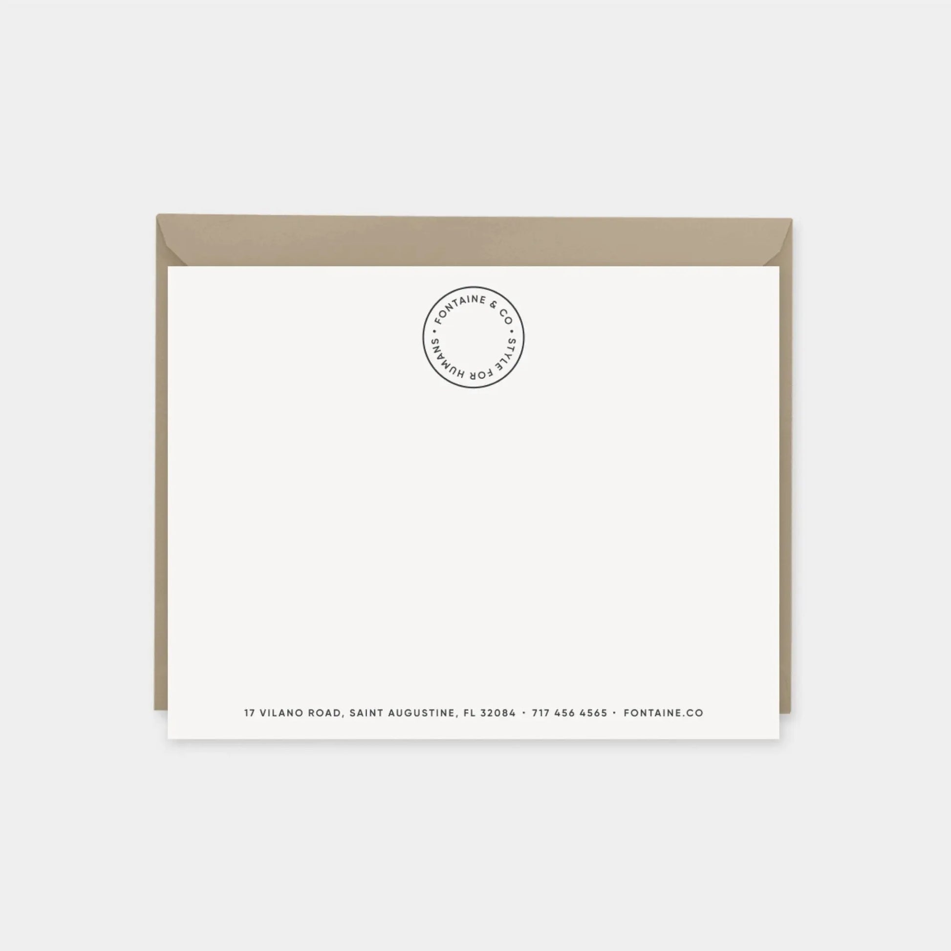 Personalized Badge Business Note Cards