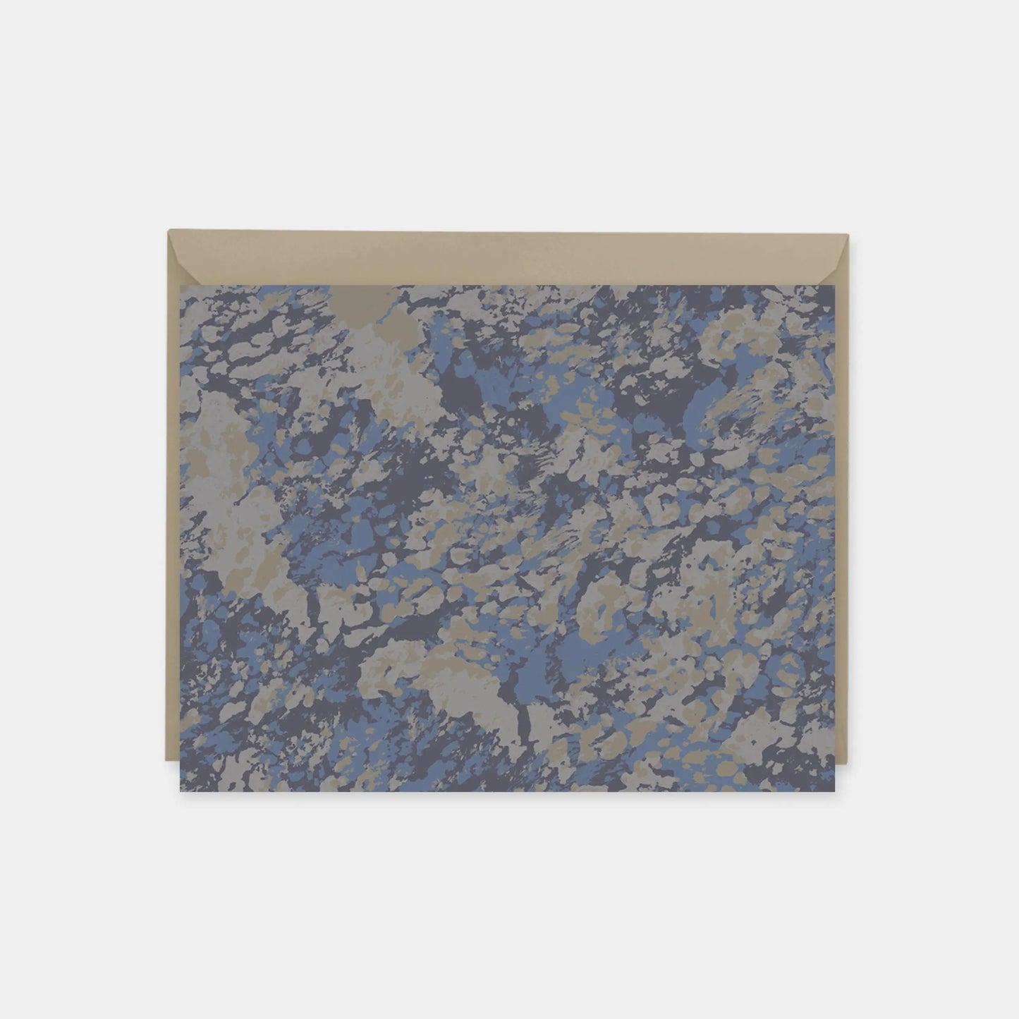 Pewter and Dark Periwinkle Painted