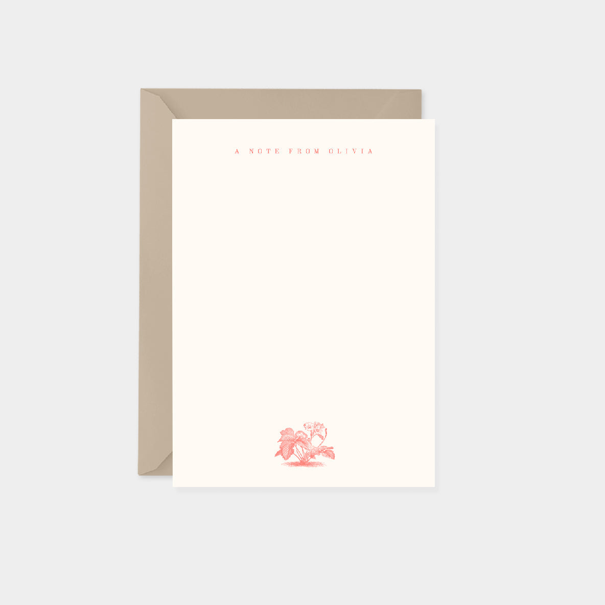 Pine Strawberry Note Cards II