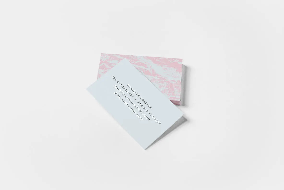 Pink & Blue Terrain Business Card