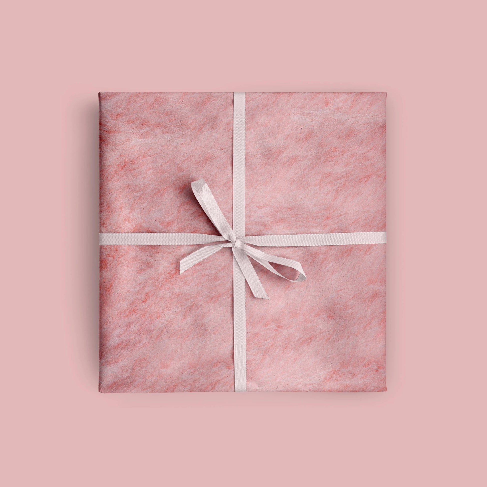 Pink Faux Fur Gift Wrap