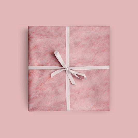 Pink Faux Fur Gift Wrap