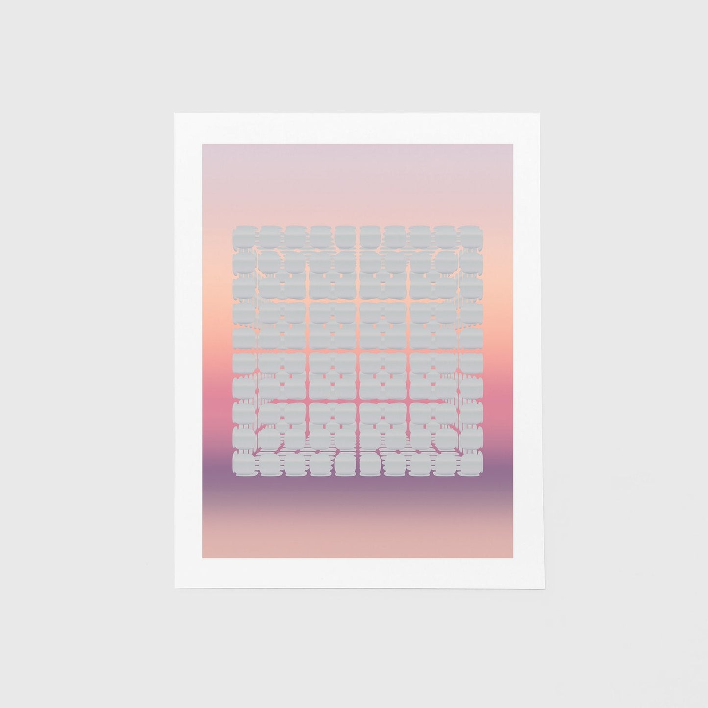 Pink Sunset Panel Grid