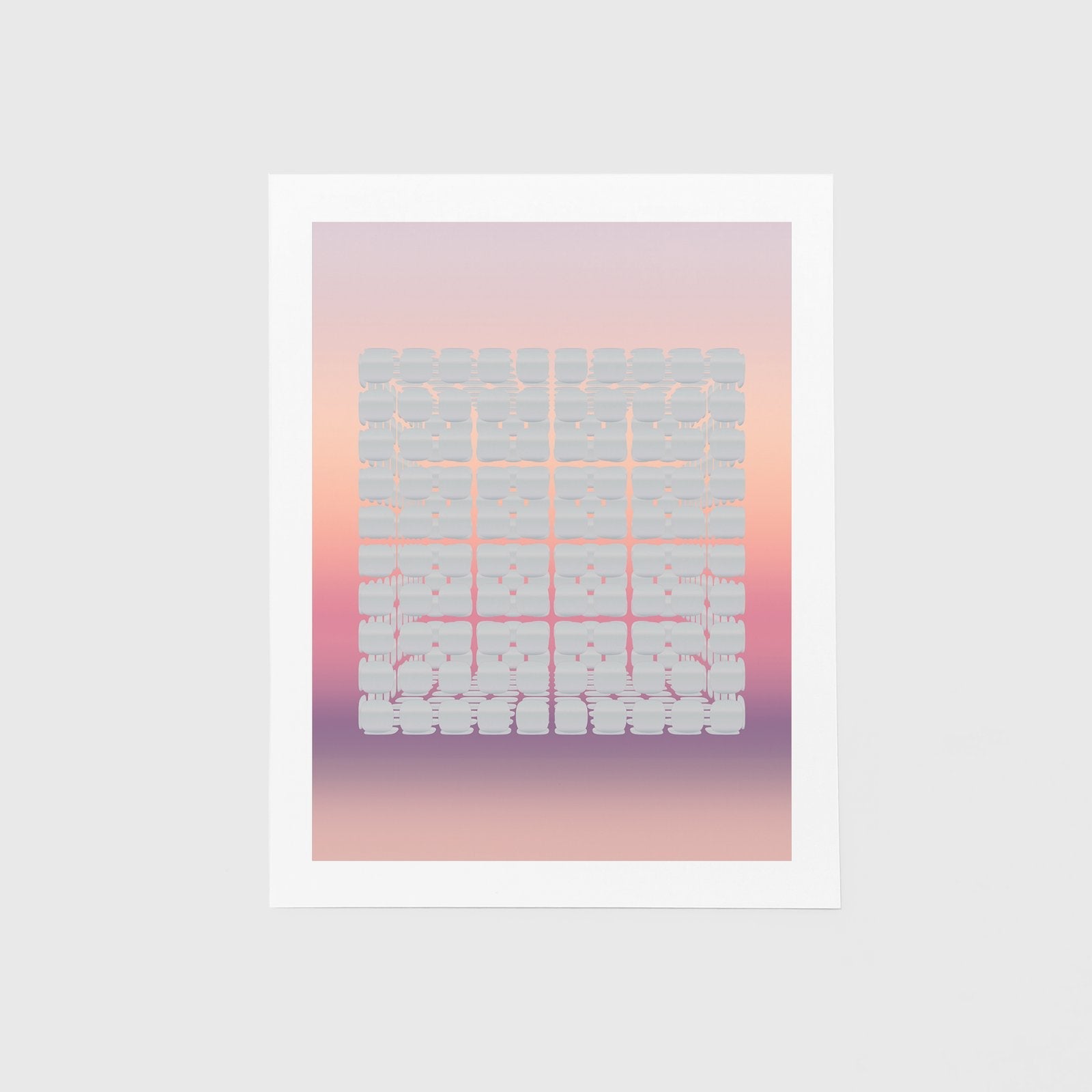 Pink Sunset Panel Grid