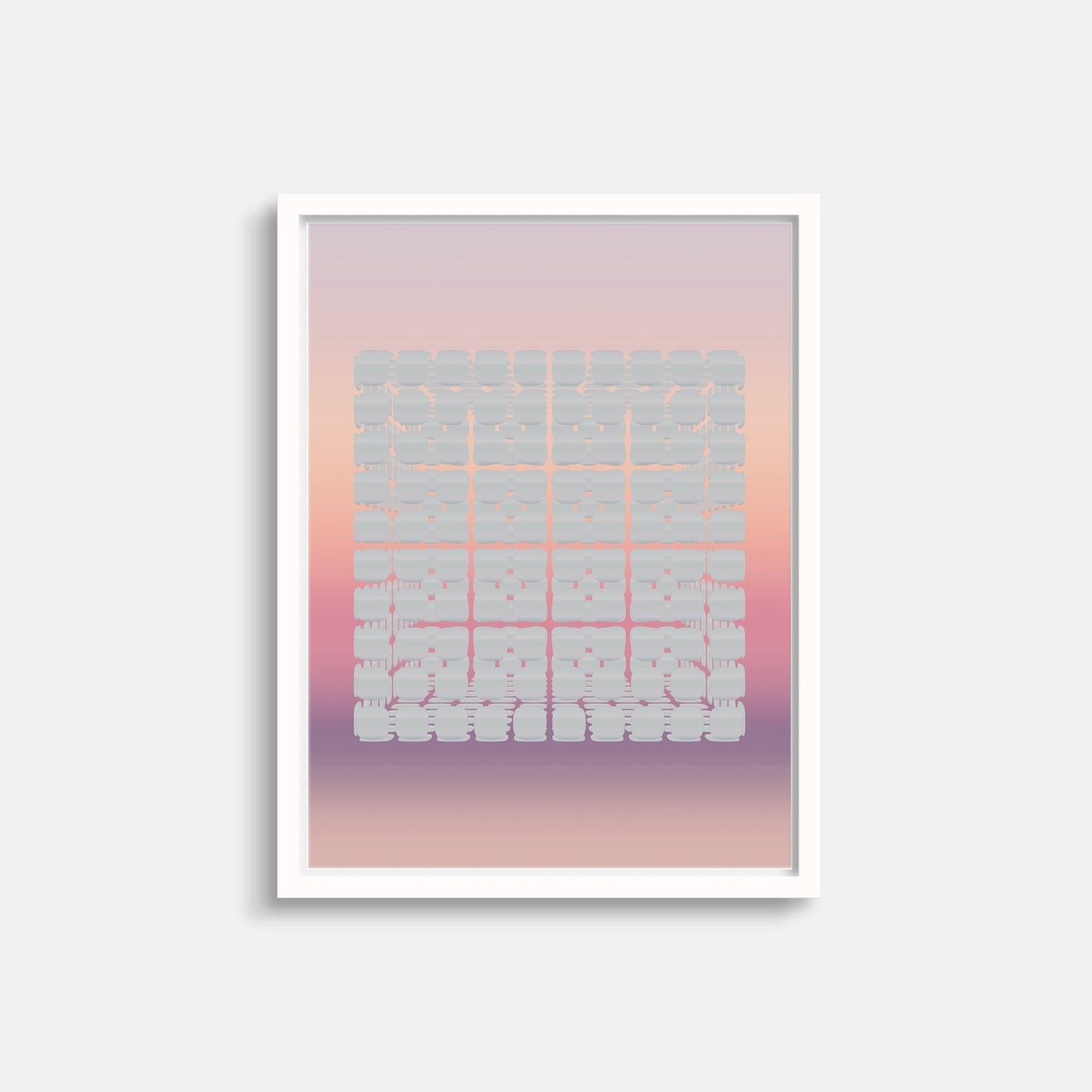 Pink Sunset Panel Grid