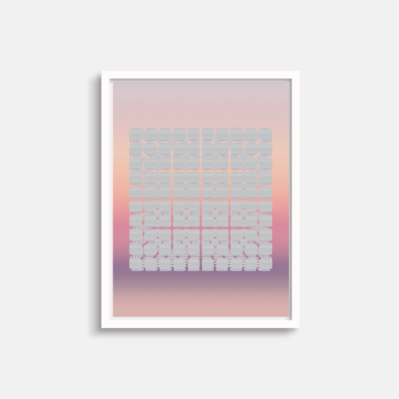Pink Sunset Panel Grid