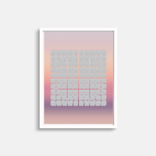 Pink Sunset Panel Grid