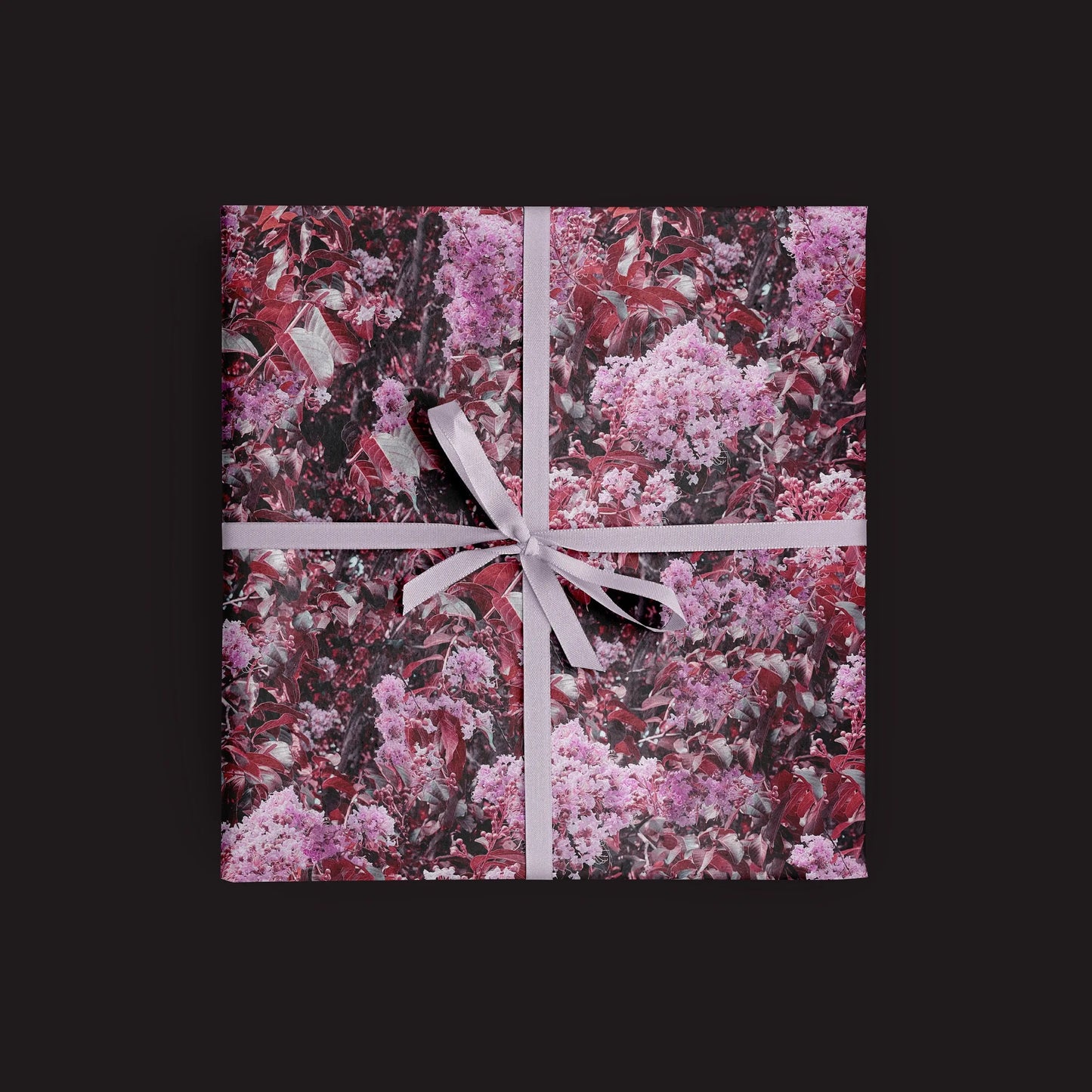 Pink Tropical Floral Gift Wrap