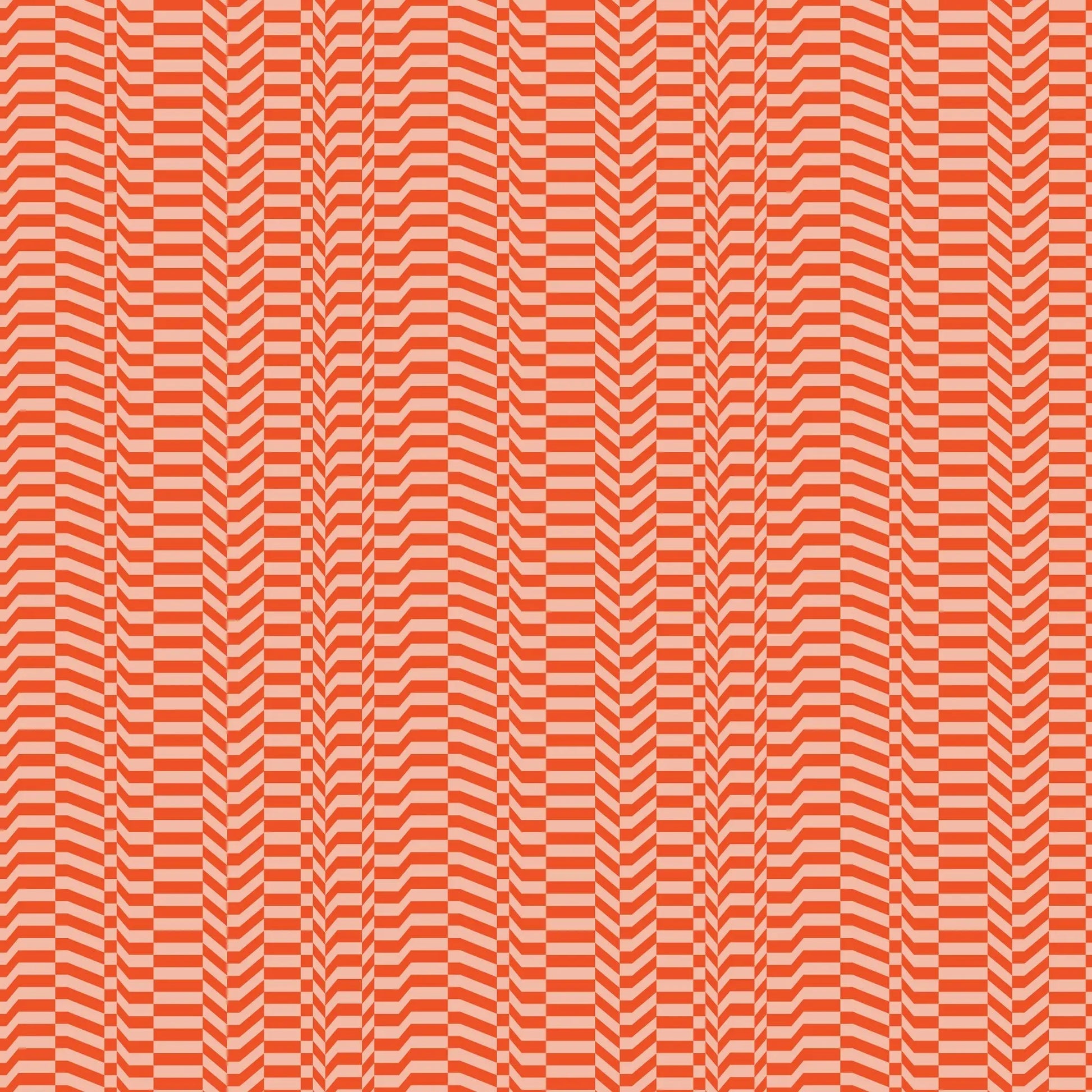 Red Glitch Waves Gift Wrap