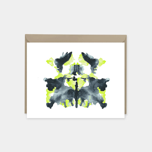 Rorschach India Ink Card IV