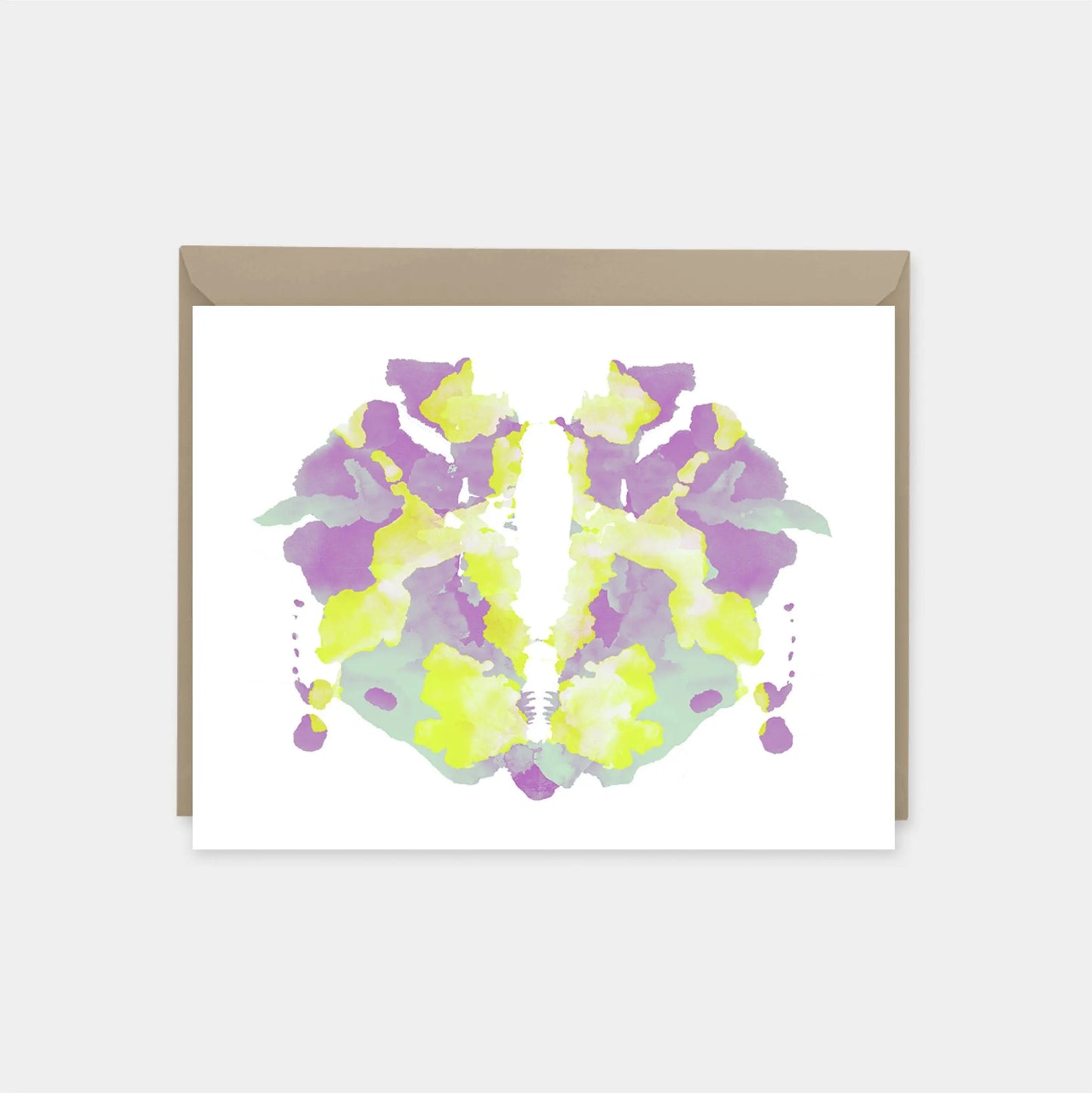 Rorschach India Ink Card VII