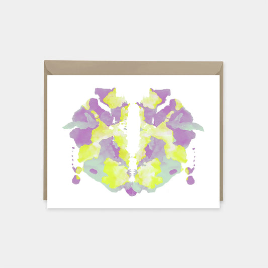 Rorschach India Ink Card VII