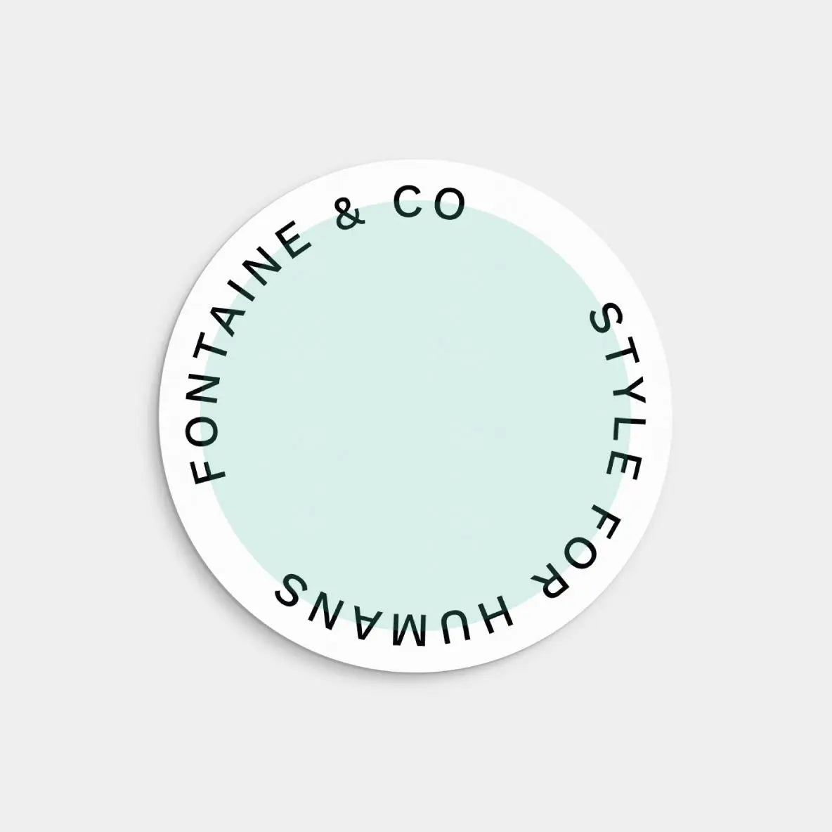 Round Pastel Product Label Template