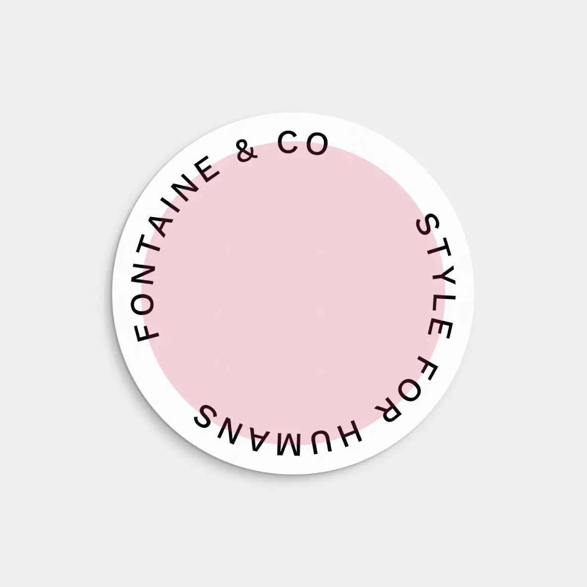 Round Pastel Product Label Template