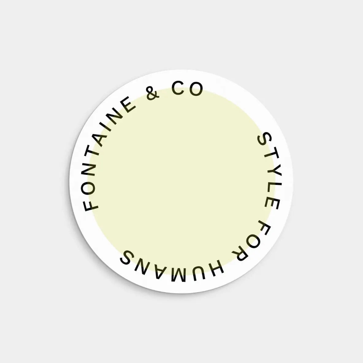 Round Pastel Product Label Template